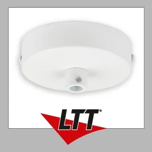 ISOLED Deckenbaldachin rund, weiß, für Kabel bis 9,8mm von ISOLED