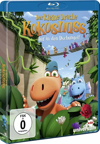 Der kleine Drache Kokosnuss - Auf in den Dschungel! - Blu Ray - Neu