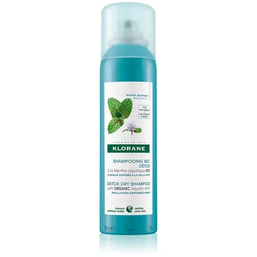 Klorane Organic Mint Trockenshampoo für Haare, die der Luftverschmutzung ausgesetzt sind 150 ml
