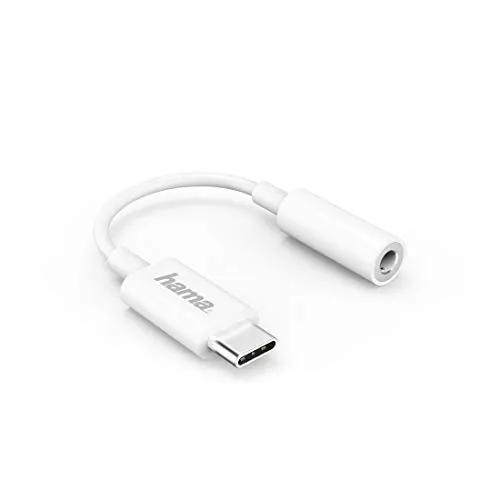 USB-C auf 3,5 mm weiblich Audio-Adapter, weiß