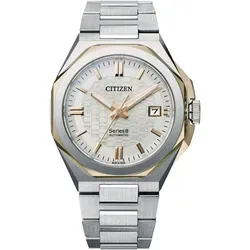Citizen Series 8 831 Automatikuhr NB6084-50A - Elegante Herren-Armbanduhr mit 40 mm Edelstahlgehäuse. Antireflex-Glas und lumineszierende Zeiger garantieren beste Ablesbarkeit. Wasserdicht bis 100 m – ideal für den täglichen Einsatz.