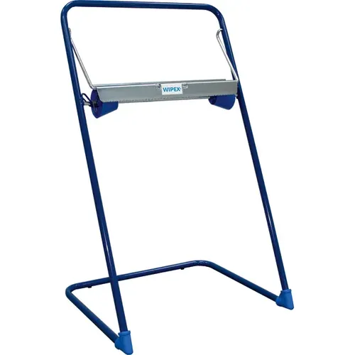 Nordvlies Rollenhalter Bodenständer WIPEX aus Metall in blau von Nordvlies