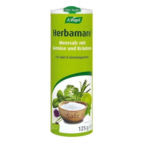 HERBAMARE Meersalz mit Gemüse und Kräutern A.Vogel Inhalt: 125 g