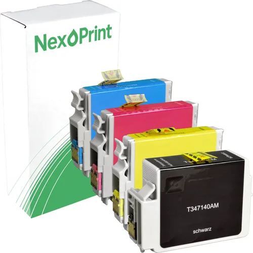 kompatible Tinten ersetzt Epson C13T347640 34XL Multipack KCMY 4