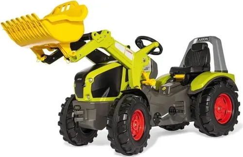 Rolly Toys Trettraktor rollyX-Trac Premium Claas Axion 950 - für Kinder von 3-10 Jahren, mit Flüsterlaufreifen und abnehmbarem Frontlader