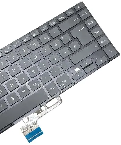 T-ProTek DEUTSCHE - Schwarz Tastatur Keyboard mit Beleuchtung kompatibel für Asus ZenBook Pro 15 UX550GEX
