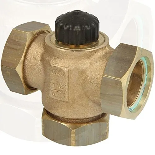 Heimeier Dreiwege-Mischventil DN 32 (1 1/4'') - Thermostate, flachdichtendes Mischventil für präzise Temperaturregelung und effiziente Heizungssteuerung.