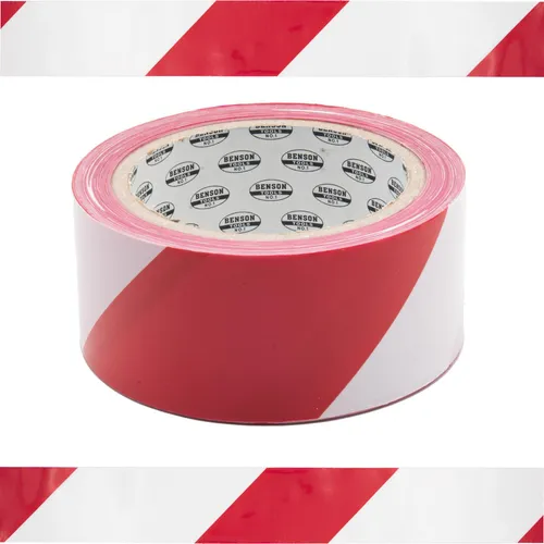 Absperrband Trassenband 50m Flatterband Sperrband Warnband Signalband Rot / Weiß