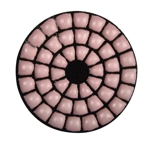 Proxxon 28656 Diamantierte Schleif- und Polierpads, K 50, Ø 50 mm, 3 Stück, für Winkelpolierer WP/E und WP/A