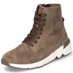 Gabor Shoes Sneaker High Grau Veloursleder Größe: 38 Normal - Grau - 38