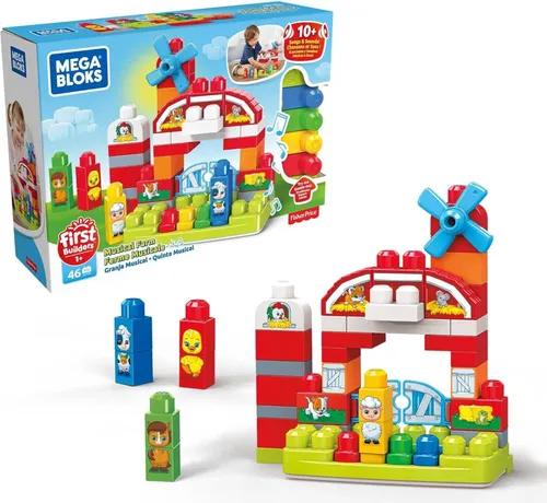 Fisher Price Mega Bloks GCT50 Musikspaß Bauernhof