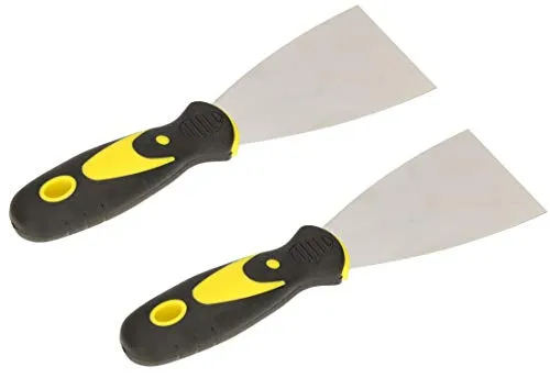 KOTARBAU® 2er Set Edelstahl Malerspachtel 60 mm Gipser Spachtel Universalspachtel Kratzer zum Entfernen Palettenmesser mit Gummigriff