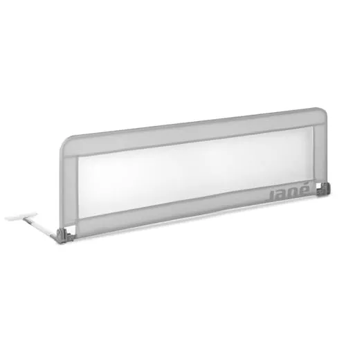Jané, klappbares Bettgitter, Länge 140 cm, Transporttasche, extra hoch, atmungsaktiv