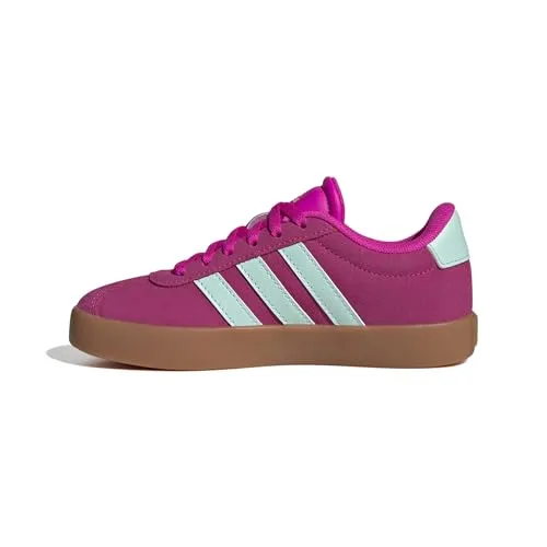 adidas Unisex Kinder Vl Court 3.0 Shoes Kids Schuhe, Shock Pink Semi Flash Aqua Lucid Lemon