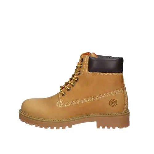 LUMBERJACK Ankle Boot Lauflernschuh braun 43 EU - Wanderschuhe aus hochwertigem Naturleder, ideal für kleine Entdecker, bieten Komfort und Stabilität beim Laufen lernen.