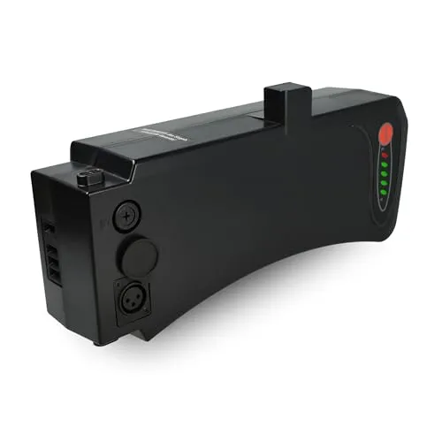 vhbw Akku kompatibel mit Ortler Alley Caravan Light 20, 20, Garda, Graz E-Bike (8,8 Ah, 36 V, Li-Ion) - Schwarz