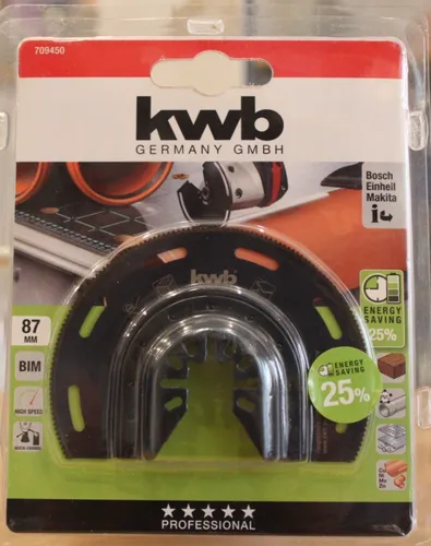 KWB Tauchsägeblatt, Halbrund, BIM, 87 mm/Energy Saving 25% #13.3 2275 M8