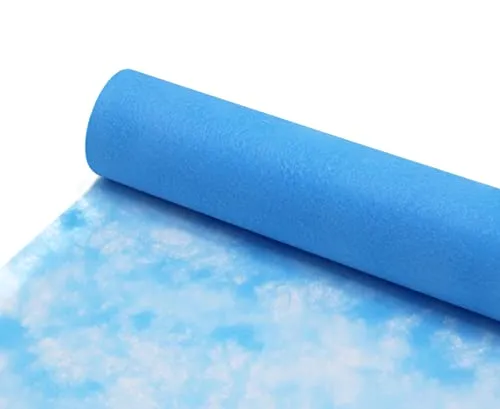 Sizocloud® Tischläufer Tischband (Hellblau, 20 cm breit) in blau von DEKO AS