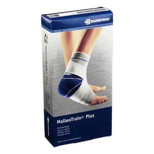 Malleotrain Plus Größe 3 links titan Sprunggelenkb. Bandage von Bauerfeind