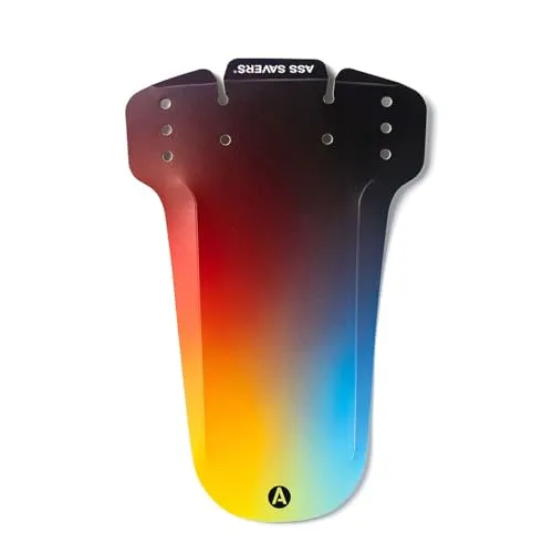 Ass Savers Kotflügel, Fahrrad-Schutzblech, Gabel montiertes Vorderradschutzblech, kompatibel für alle Reifenbreiten mit Radgrößen 26 Zoll bis 29 Zoll, vorfaltbar (Spektrum)