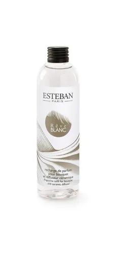 Esteban Rêve Blanc Nachfüllung 250ml für Blumenstrauß - Düfte & Aromen, hochwertige Nachfüllung für langanhaltenden Duft und frische Blumenarrangements, ideal für ein angenehmes Raumklima.