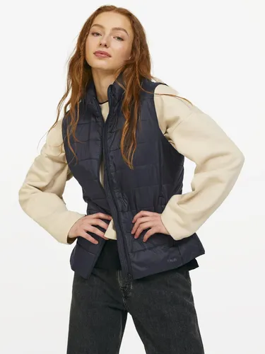 JJXX Damen Jjxx Jxnora Lightweight Vest, Schwarz, M - Funktionsjacke mit wasserabweisendem, daunenähnlichem Füllmaterial, ideal für aktive Frauen, die Leichtigkeit und Komfort schätzen.