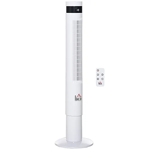 Turmventilator mit Fernsteuerung 110cm - Stand- & Tischventilatoren mit 85° Oszillation, ideal für eine gleichmäßige Luftzirkulation und angenehme Kühlung in jedem Raum.