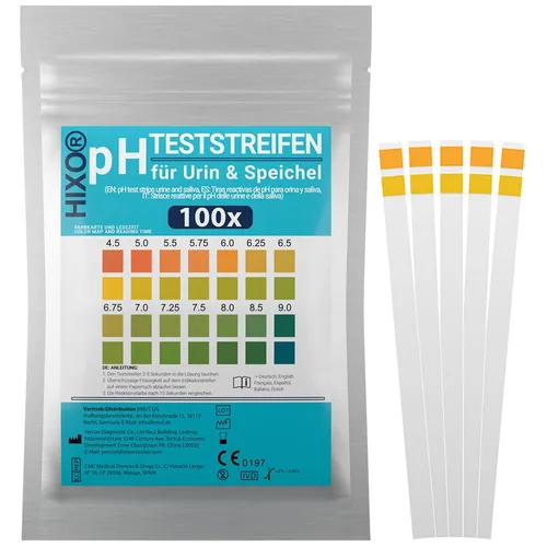 HIXO Indikator pH Speichel & Urin