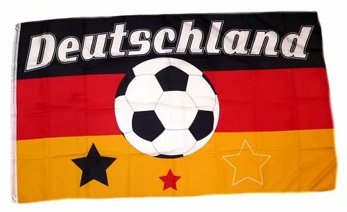 Flagge / Fahne Deutschland Fußball 10 Hissflagge 90 x 150 cm