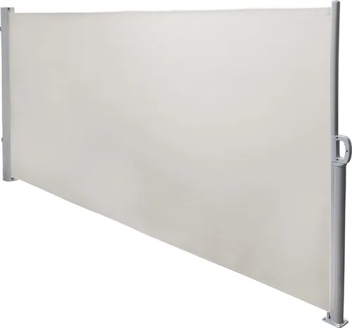 normani Seitenmarkise 180 x 300 cm - Sicht- und Sonnenschutz für Balkon und Terrasse - Praktische Seitenmarkise in Beige/Braun, ideal für Balkon und Terrasse. Mit Wandbefestigung sorgt sie für optimalen Sicht- und Sonnenschutz und ist einfach zu handhaben.