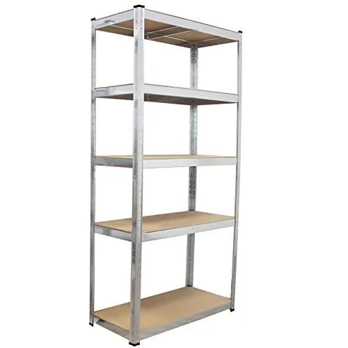 TRUTZHOLM Schwerlastregal 180x90x40 cm - 875 kg Lagerregal - Steckregal für Werkstatt und Garage, trägt bis zu 875 kg und kann einfach zur Werkbank umgebaut werden. Ideal für schwere Gegenstände und individuelle Anpassungen.