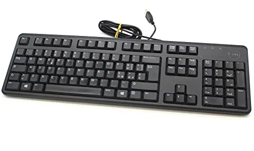 Dell - Tastatur Mit Draht USB Verkabelt Layout QWERTY Italienisch Ita Mit Tastenfeld Zahlenschloss (Aufbereitet)