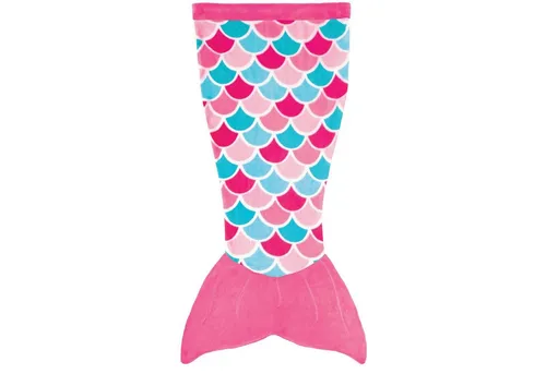 Xtrem Toys & Sports Cuddle Tails Meerjungfrauendecke, PINK S - Rollenspiele: Flauschige Meerjungfrauendecke in Fischschwanzform, perfekt zum Kuscheln und Spielen, maschinenwaschbar und ideal für kleine Abenteurer!