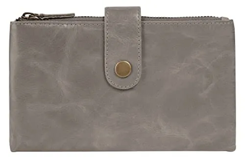bruno banani große Geldbörse im Querformat Echt Leder Damen - Geldbörse aus 100% Rindleder mit RFID-Schutz, 1 Banknoten-, 11 Karten- und 2 Münzfächer, ideal für stilvolle Damen, die Sicherheit und Funktionalität schätzen.
