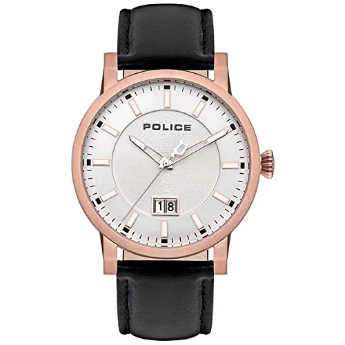Police Unisex Erwachsene Analog Quarz Uhr PL15404JSR.04