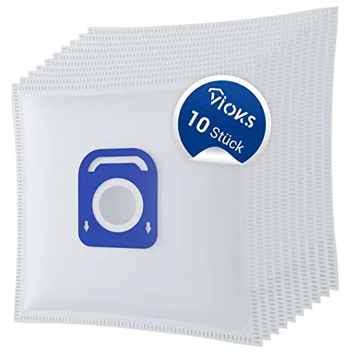 VIOKS Staubsaugerbeutel R39 10x SET Filterbeutel Ersatz für Rowenta ZR200520 für Staubsauger Rowenta/Swirl R39 Staubsaugerbeutel Rowenta/Rowenta Silence Force Beutel/Rowenta Compact Power