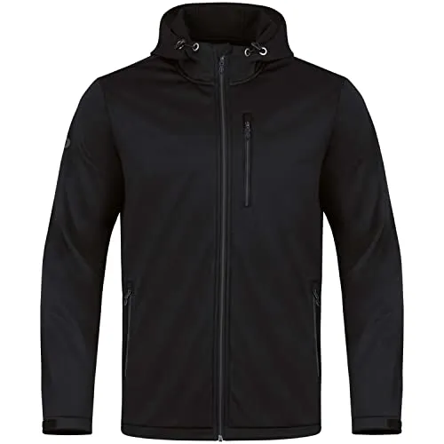 JAKO Herren Softshelljacke Premium, Schwarz, 4XL