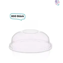 Deckel ohne Loch, Domdeckel RPET von Blanc Hygienic