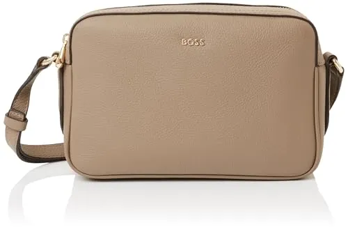 Boss Lenah Umhängetasche aus Leder 23 cm - Braun - Elegante Handtasche aus hochwertigem Leder, ideal für stilbewusste Frauen. Perfekt für den Alltag oder besondere Anlässe.