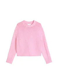 Marc O'Polo Strickpullover Rosa S - Stylischer Oversize Strickpullover für jeden Anlass. Hergestellt aus hochwertigem Baumwoll-Mix bietet er Komfort und Eleganz. Ideal für entspannte Tage oder gemütliche Abende.