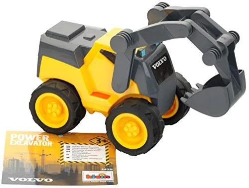 Theo Klein 2425 Volvo Power Löffelbagger | Hochwertiger Bagger im Maßstab 1:24 | Schaufel mit robusten Gelenken | Maße: 22,5 cm x 11,5 cm x 12,5 cm | Spielzeug für Kinder ab 3 Jahren