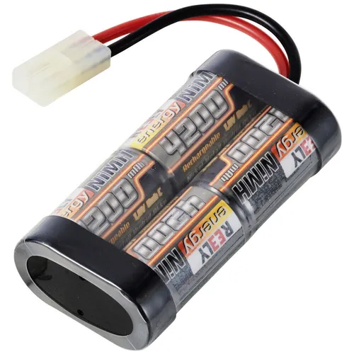 Reely Modellbau-Empfängerakku 4.8 V 4200 mAh - Modellbau Akkupacks mit hoher Kapazität von 4200 mAh für längere Laufzeiten, ideal für RC-Modelle und Hobbyanwendungen.