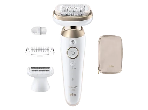 BRAUN Silk-épil 9 SES9-030 3D Epilierer – Weiß/Gold von Braun
