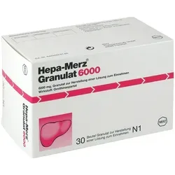Hepa-Merz 6000 - Arzneimittel zur Stimulierung der Ammoniakentgiftung, ideal bei Leberzirrhose zur Behandlung von hepatischer Enzephalopathie.