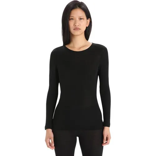 Icebreaker Women 175 Everyday LS Crewe Black (L) von icebreaker