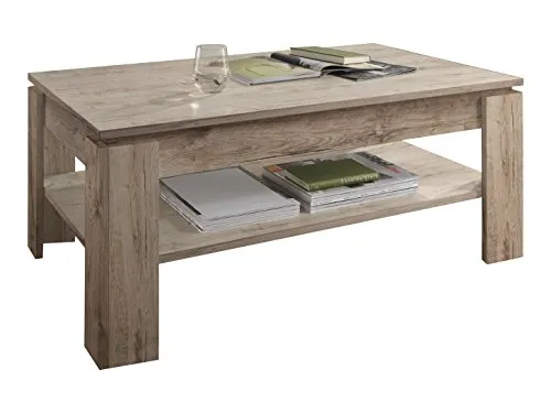 trendteam smart living Universal Couchtisch - Moderner Konsolentisch mit großer Ablagefläche und kratzfester Oberfläche, ideal für Ihr Wohnzimmer. Maße: 110 x 47 x 65 cm, FSC-zertifiziert für nachhaltige Möbelqualität.