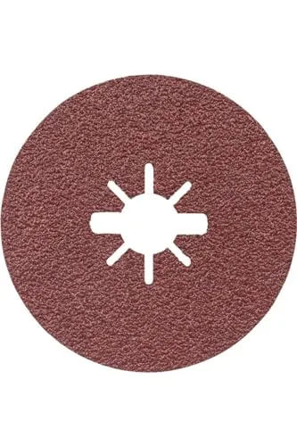 Bosch Accessories Professional Fiberschleifscheiben Expert (für Metall, X-LOCK, R444, Ø115 mm, Körnung 36, BohrungsØ: 22,23 mm)