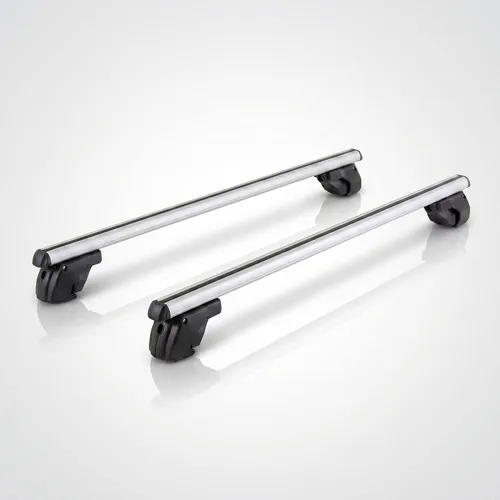 Alu Relingträger Sherman 120 für VW Golf VII Variant Kombi - Robuster Relingträger aus Aluminium für sicheren Transport, einfach zu montieren ohne Zusatzwerkzeug. Ideal für Reisen und den Alltag, mit abschließbaren Querträgern.
