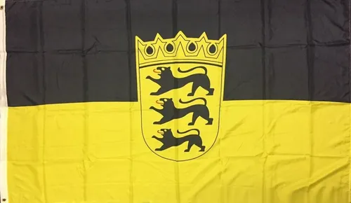 Flagge Baden-Württemberg 90 x 150 cm mit 2 Metallösen Hissen Hissfahne Fahne