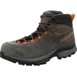 La Sportiva Herren TX Hike Mid Leather GTX Schuhe - Größe 48, grau - Wanderschuhe aus Leder, wasserdicht und komfortabel, hergestellt aus recycelten Materialien für umweltbewusste Abenteuer.